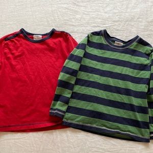 2 Hanna Anderson size 8 long sleeves